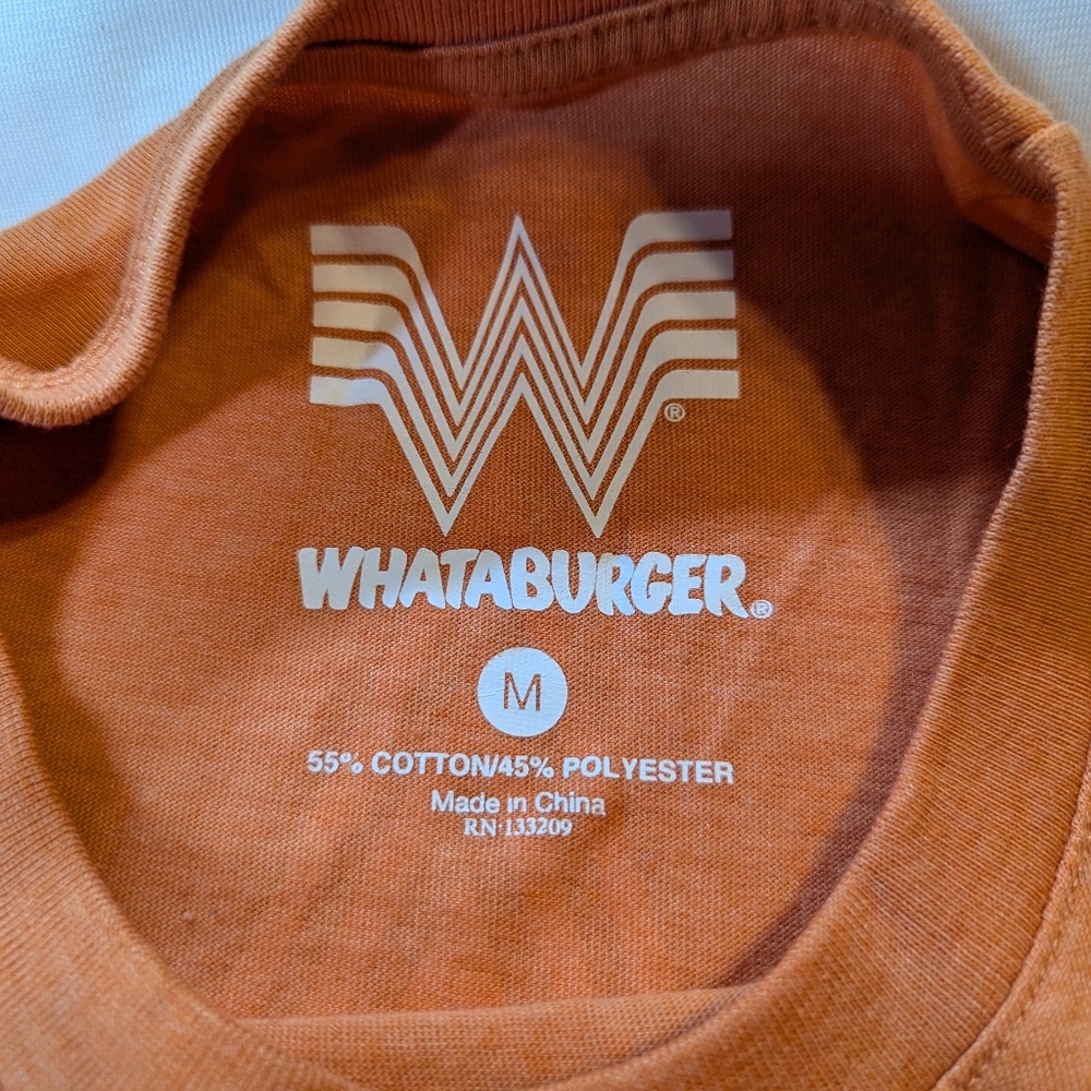Mens Whataburger Short Sleeve T Shirt Size Medium - Picture 3 of 7